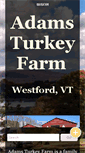 Mobile Screenshot of adamsturkeyfarm.com